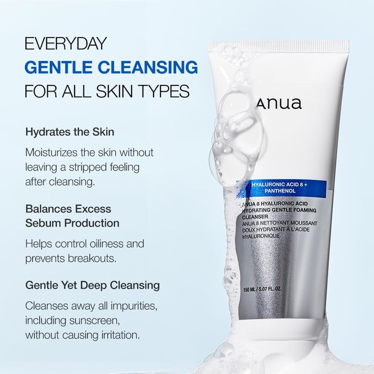 anua hyaluronic acid panthenol cleanser
