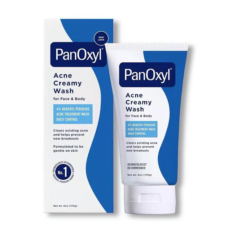 PanOxyl Acne creamy Wash Face & Body 4%