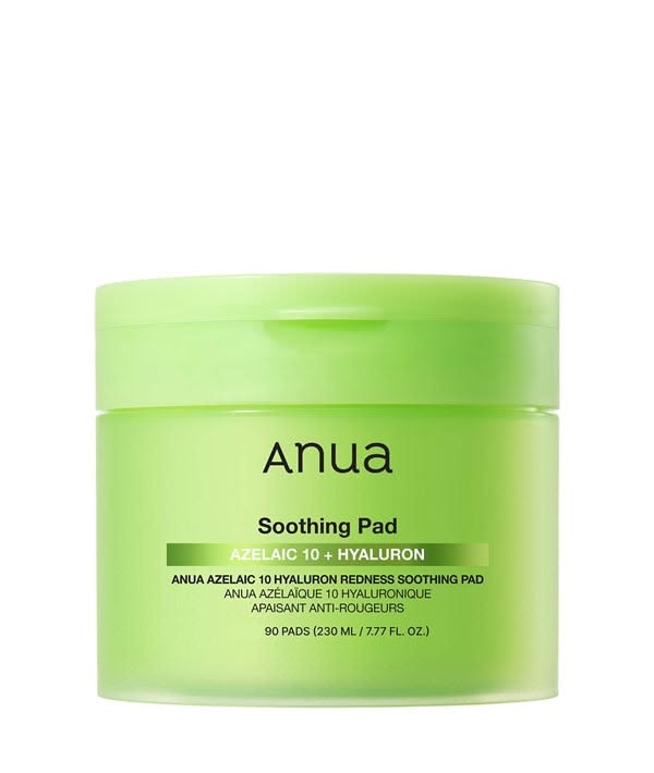 Anua Azelaic 10 + Hyaluron Redness Soothing Pad 90 Pads