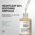 ANUA Heartleaf 80+ Moisture Soothing Ampoule