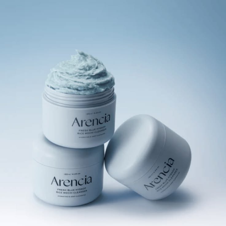 Arencia - Fresh Blue Hyssop Rice Mochi Cleanser