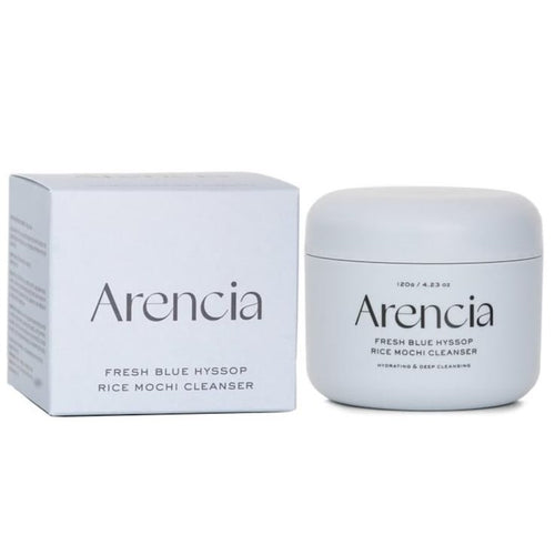 Arencia - Fresh Blue Hyssop Rice Mochi Cleanser غسول أرانشيا الأرز والموتشي بعشبة الهياسوب الأزرق المنعشة