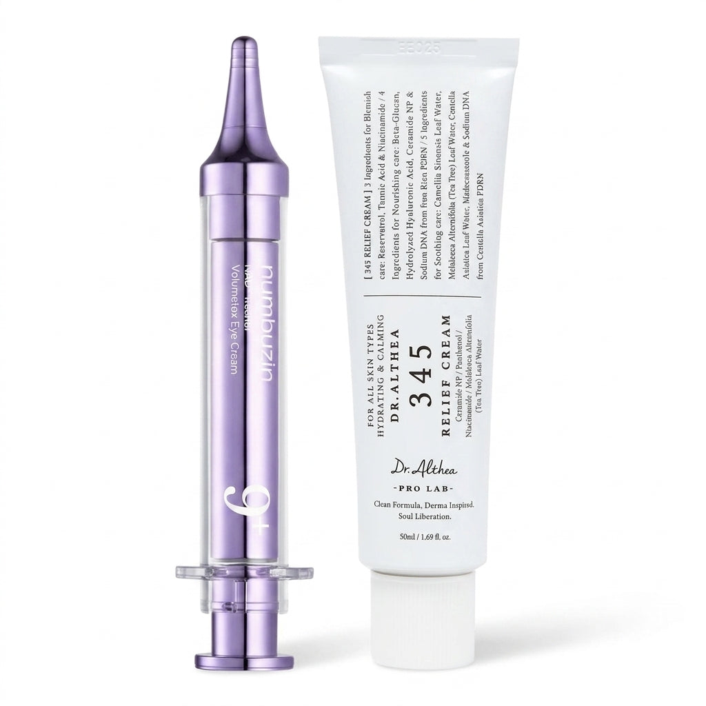 numbuzin No.6 Volumetex Eye Cream + Dr. Althea 345 Relief Cream
